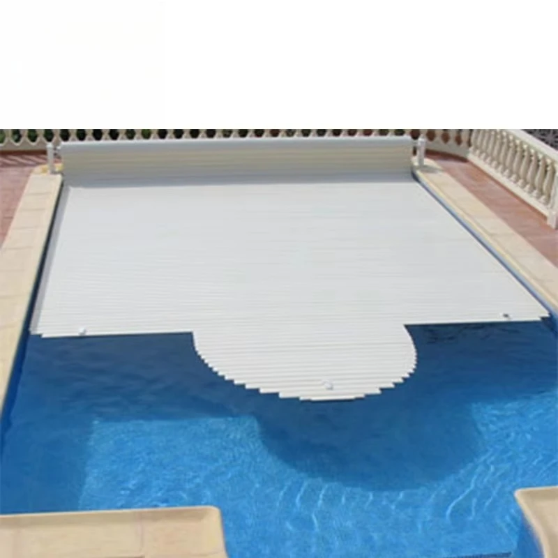 Pool Cover Reel Above Ground - Automatic Electric Retractable Safety Swimming Pool