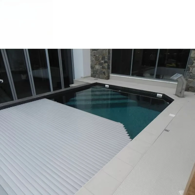 Pool Cover Reel Above Ground - Automatic Electric Retractable Safety Swimming Pool