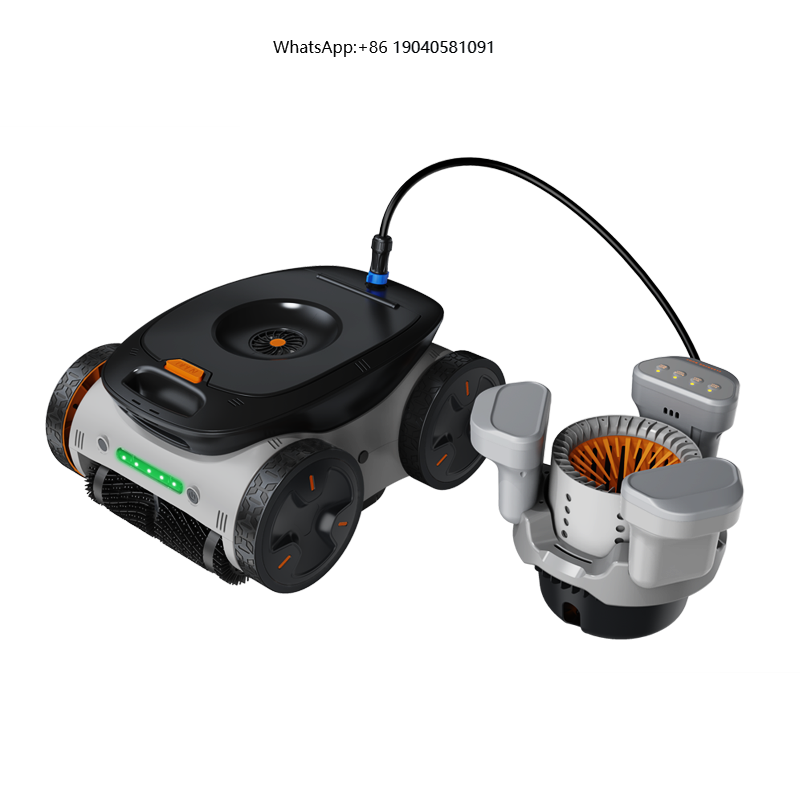 Pool Robot Cleaner Cordless - Cordless Pool Robot Cleaner with Waterline