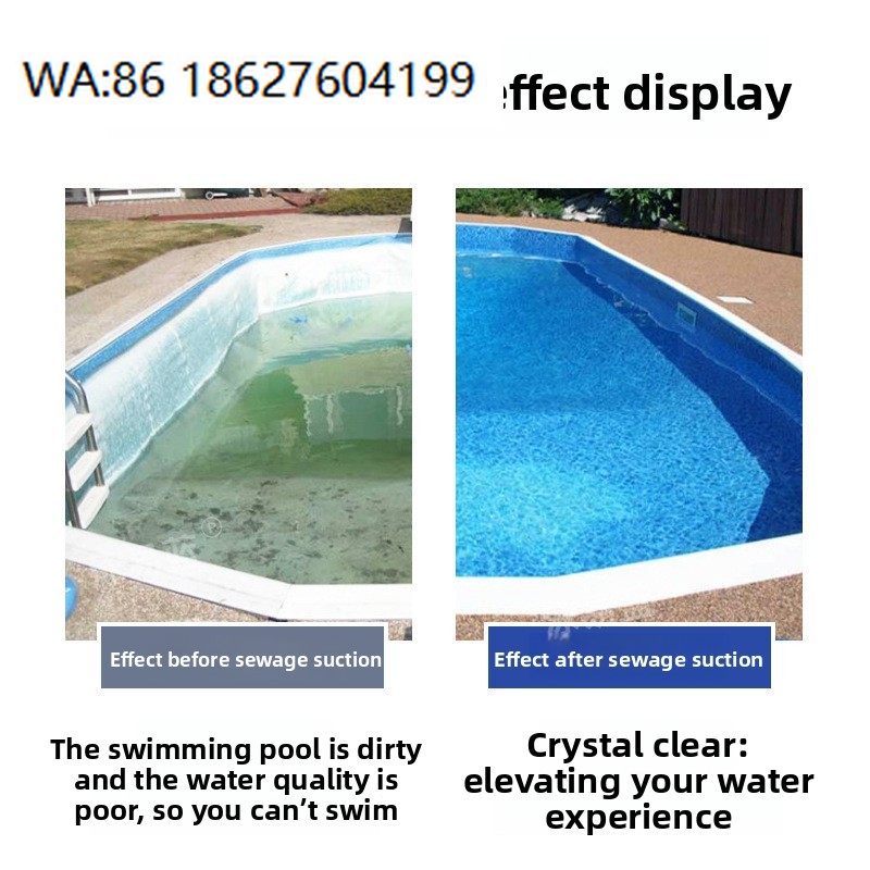 Robotic Pool Cleaner Wall Climbing - Long life Cordless Automatic Swimming Pool