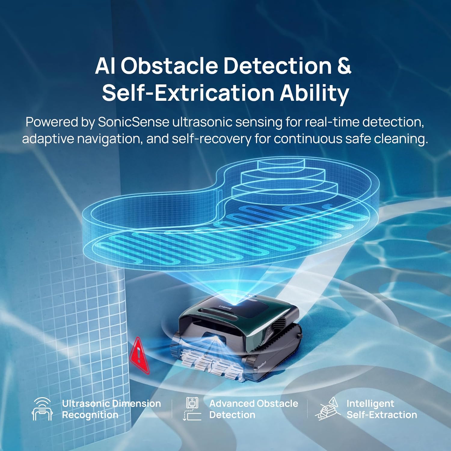 Pool Cleaner Robot With App - Smart Swimming Pool Robot Cleaner Beatbot