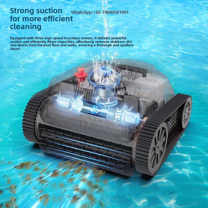 Robotic Pool Cleaner Wall Climbing - Cross-border Swimming Pool Cleaning Robot Automatic