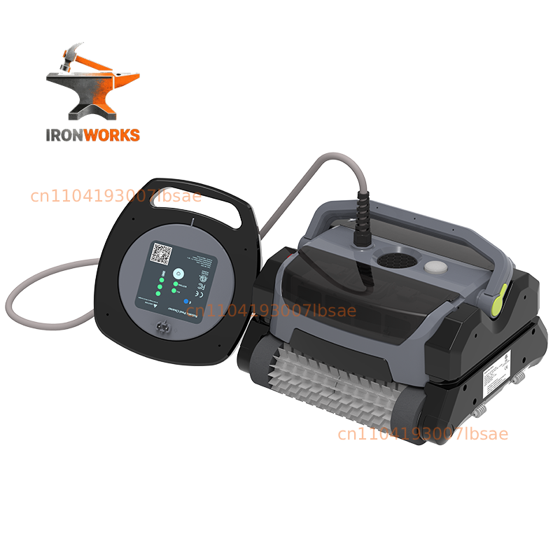Robotic Pool Cleaner 12000Mah - Remote control robotic pool cleaner, IP68