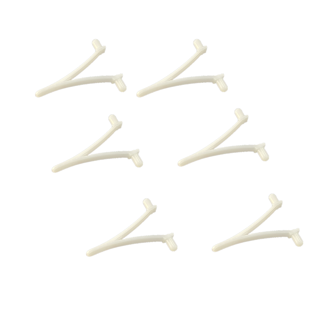 Pool Vacuum Head Brush - 6pcs Pool Pole V Clip Resin
