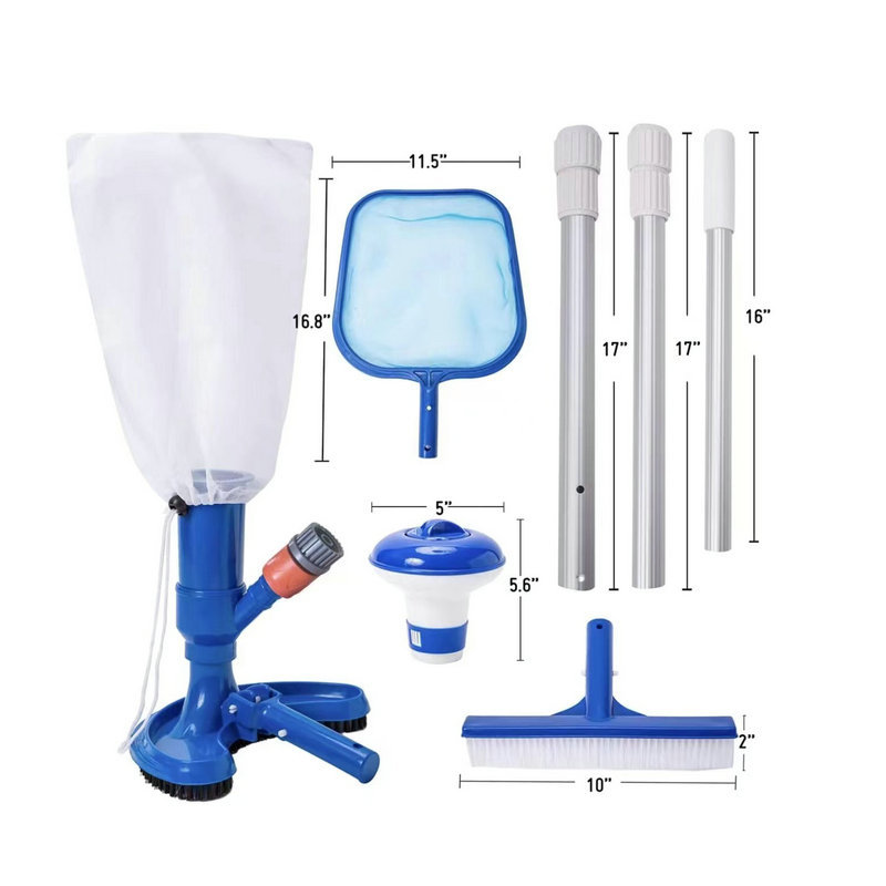 Pool Vacuum Head Brush - Portable vacuum jet suction head pool
