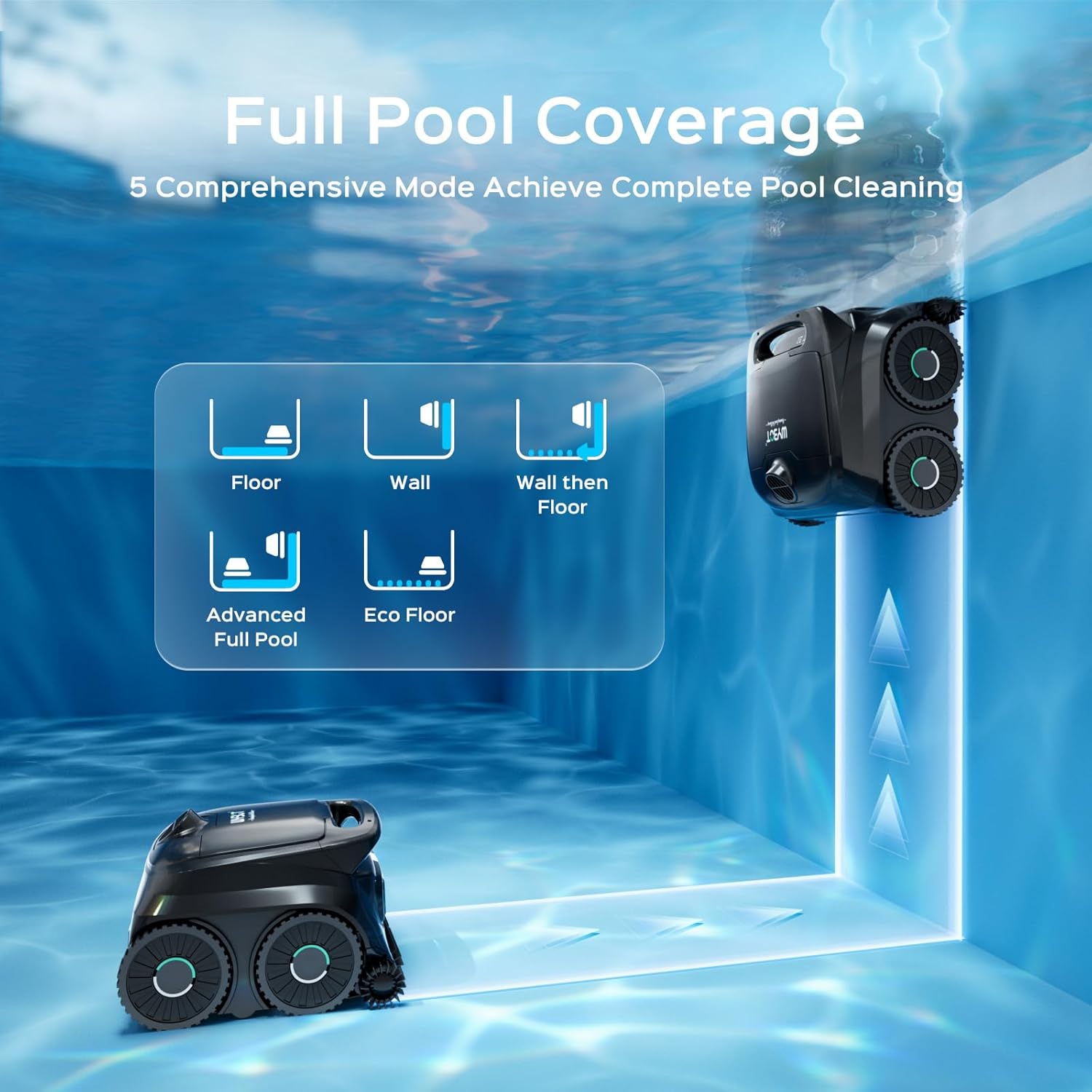 B1 Cordless Pool Cleaner Robot - đánh giá và giá Robotic Pool Cleaner Wall Climbing