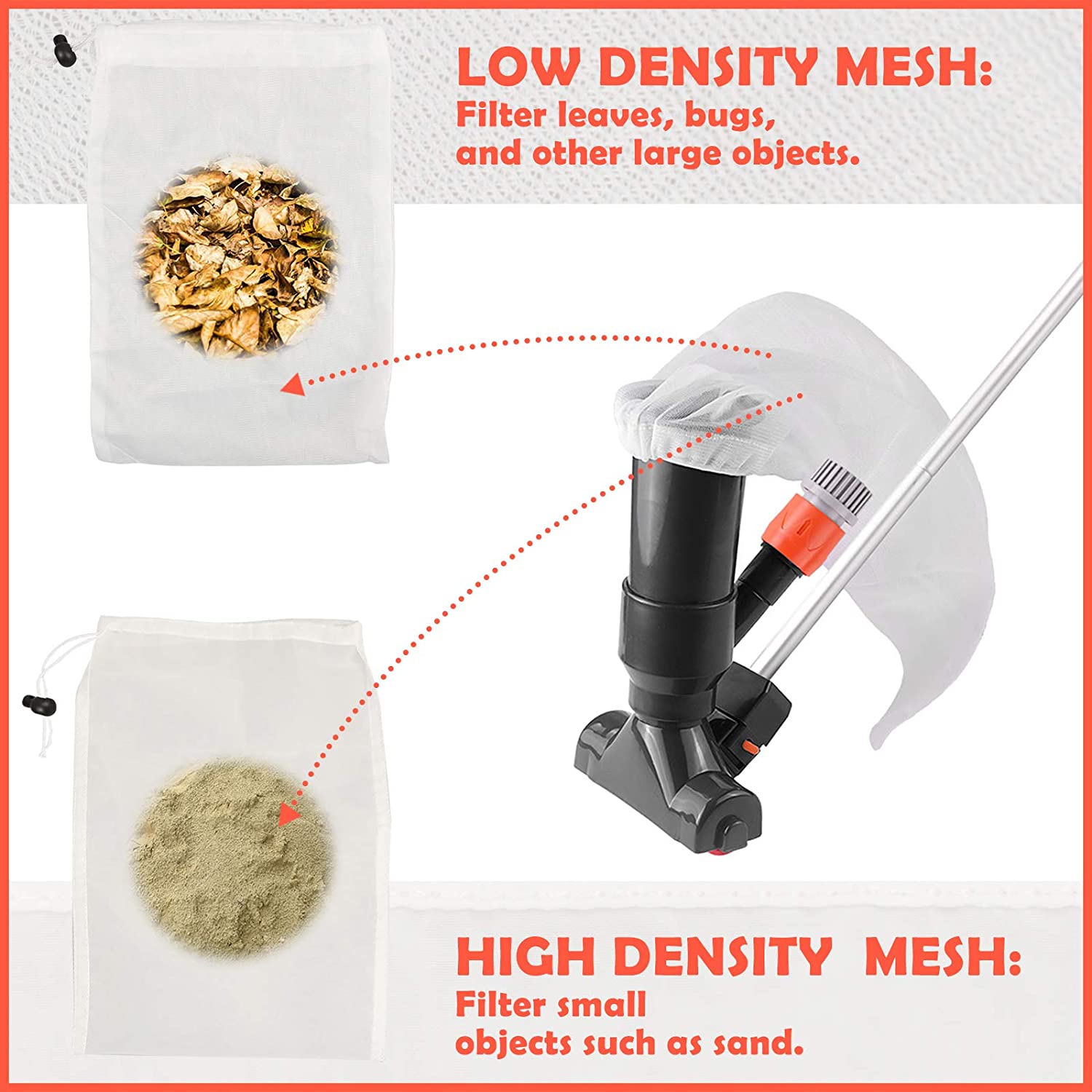 Pool Cleaning Tool Set Include - đánh giá và giá Pool Vacuum Head Brush