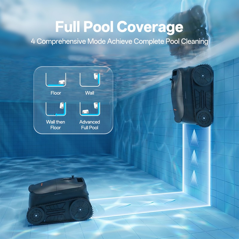 Automatic Limpia Fondos De Pis - đánh giá và giá Robotic Pool Cleaner Wall Climbing