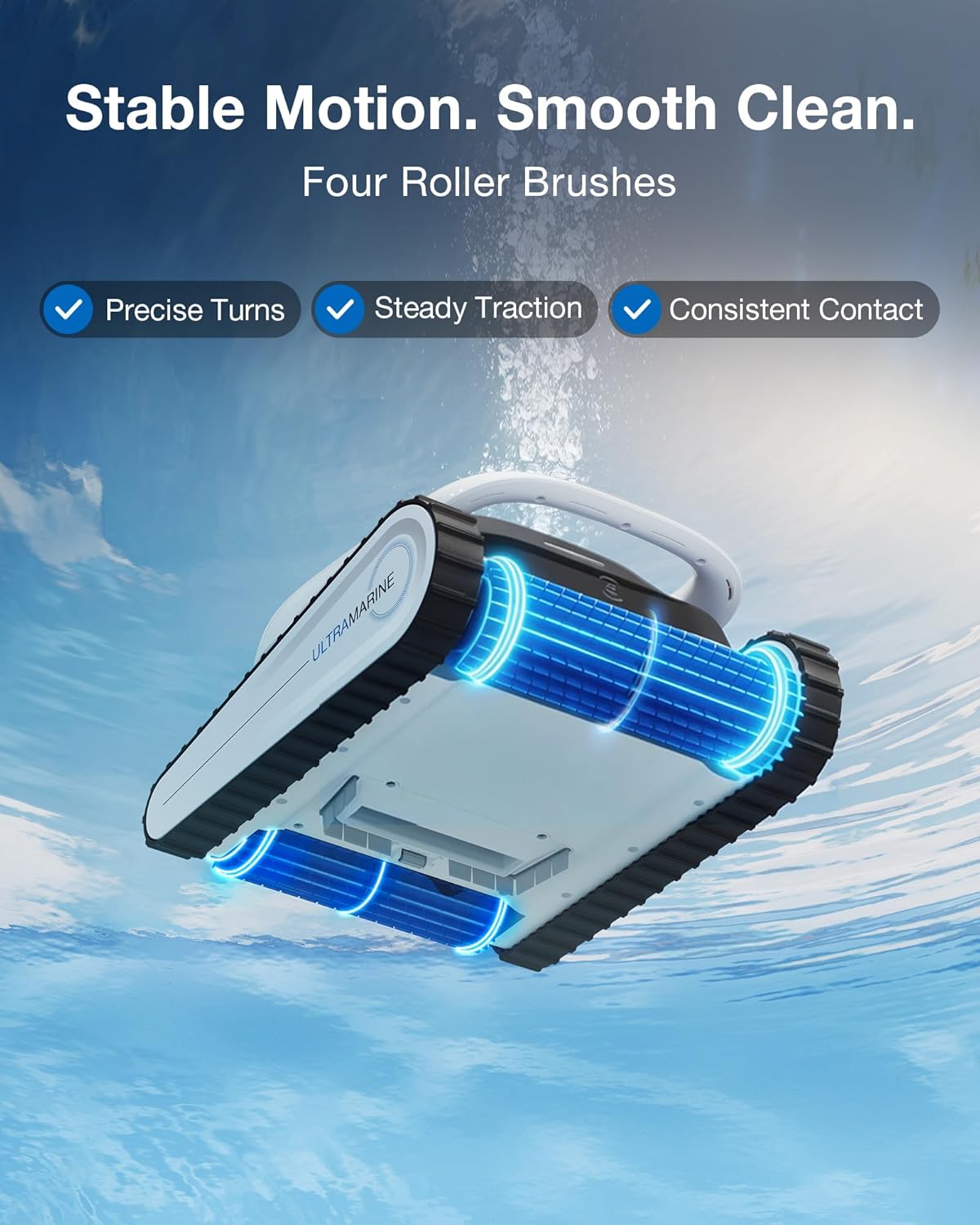 Ultramarine P1 Cordless Pool C - đánh giá và giá Pool Cleaner Robot With App