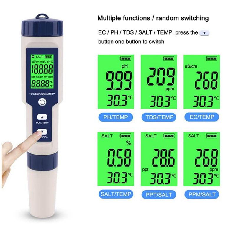 A89E-2X Pool Salt Tester, Digi - đánh giá và giá Pool Test Kit Digital