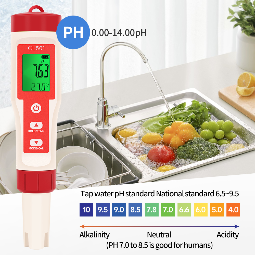 PH/CL2/H2/ORP/Temperature Mete - đánh giá và giá Pool Test Kit Digital
