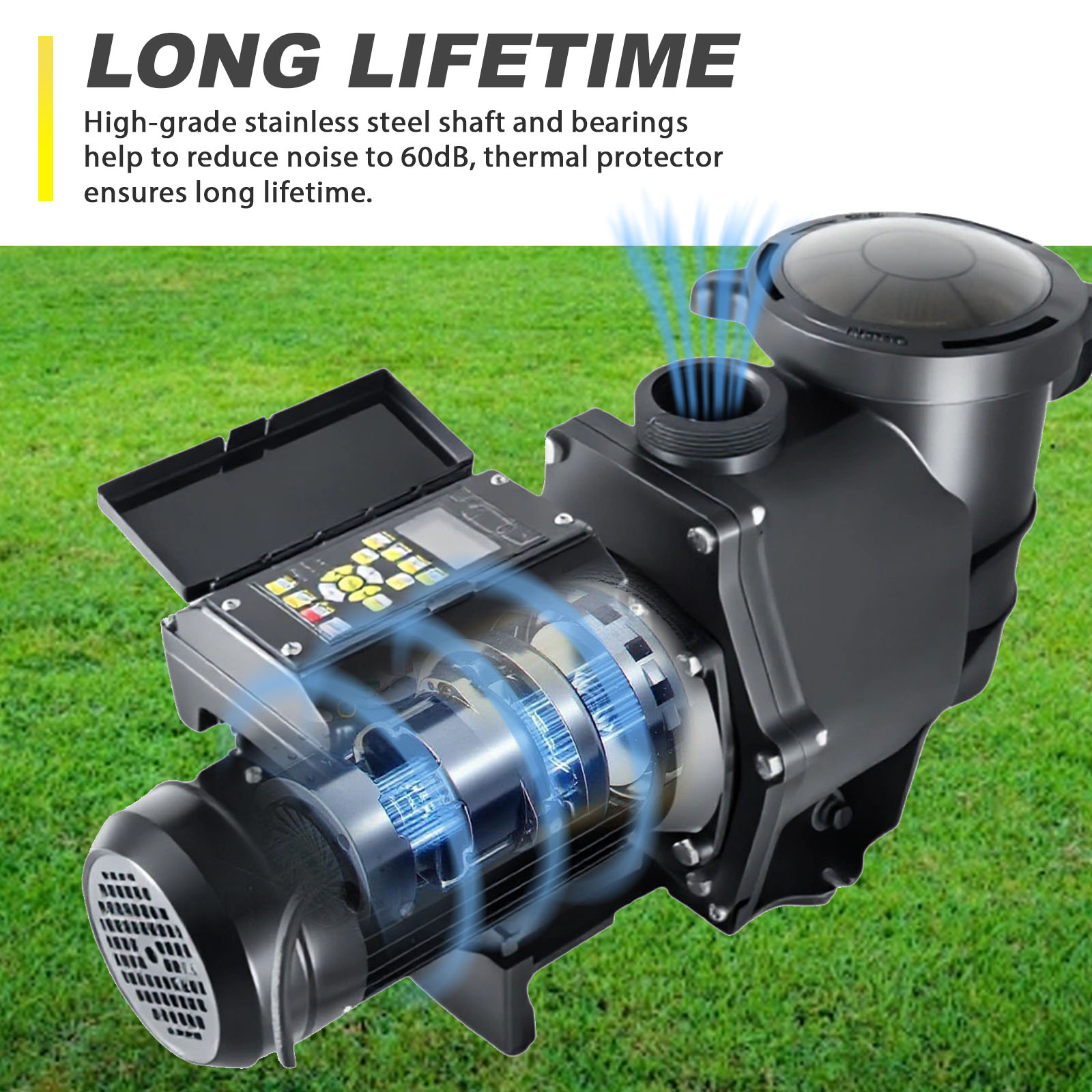 115V 220V 380V Jade Variable S - đánh giá và giá Pool Pump 2Hp Variable Speed