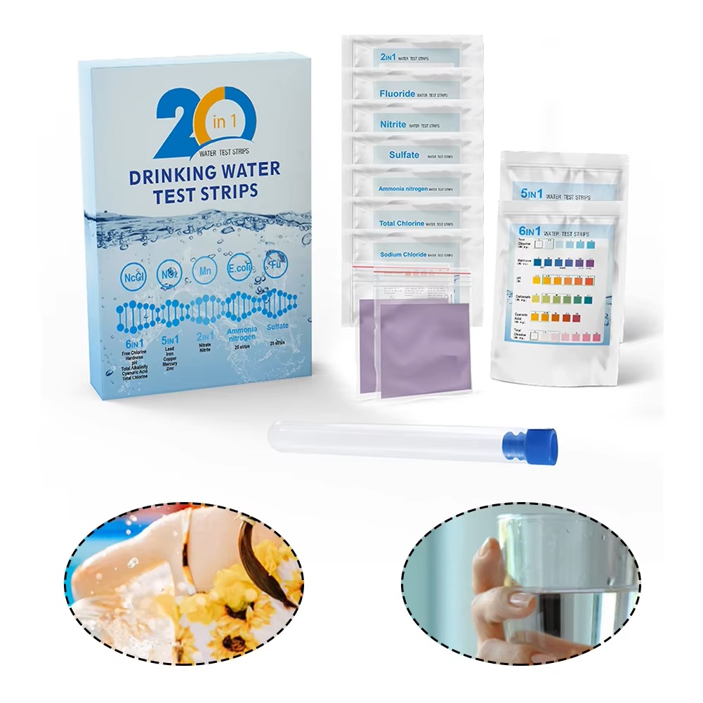 YAGO 20 in 1 Water Test Strips - đánh giá và giá Pool Test Kit Digital