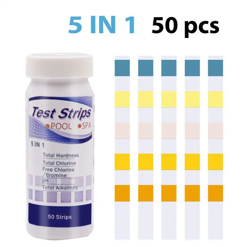 5 in 1  PH Test Strips Multipu - đánh giá và giá Pool Test Kit Digital