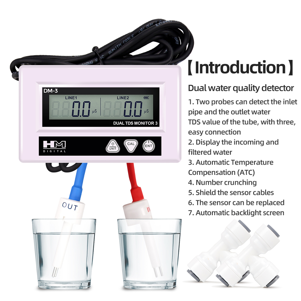 HM DM3 Online TDS EC Water Qua - đánh giá và giá Pool Test Kit Digital