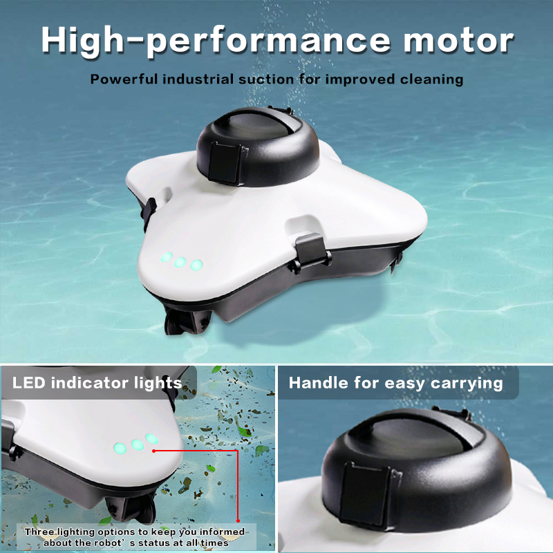 Cordless Robotic Pool Cleaner  - đánh giá và giá Robotic Pool Cleaner Wall Climbing