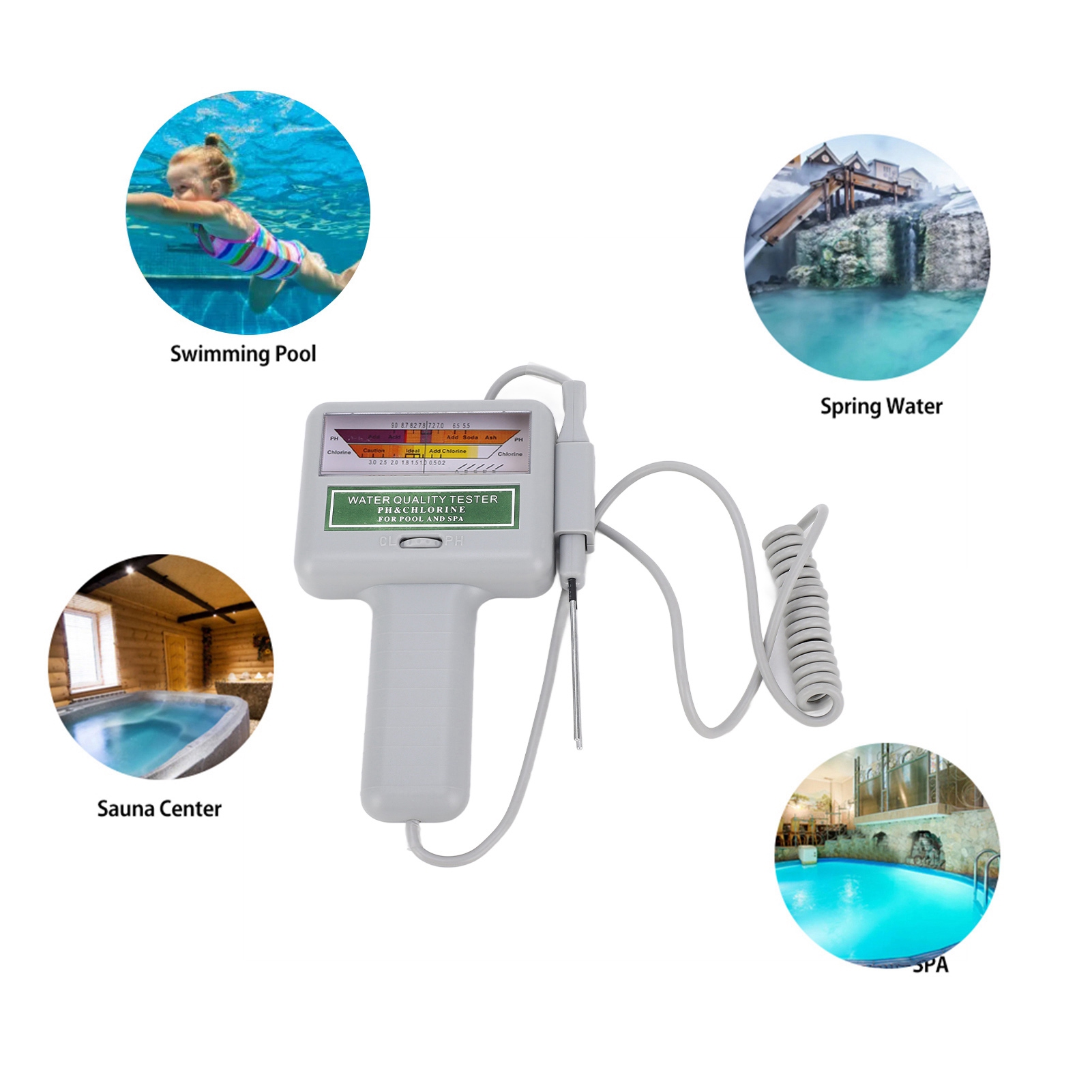 Digital Pool Water Tester pH C - đánh giá và giá Pool Test Kit Digital