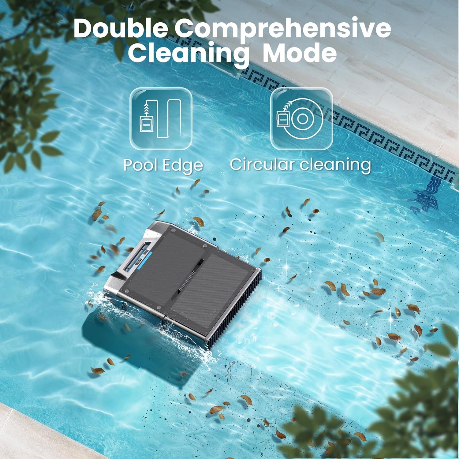 Y80 Solar Pool Skimmer Robotic - đánh giá và giá Pool Robot Cleaner Cordless