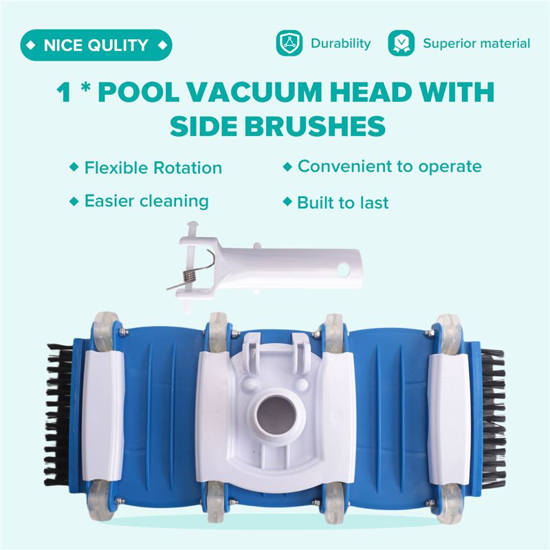 A89E-Pool Cleaning Kit- Vacuum - đánh giá và giá Pool Vacuum Head Brush