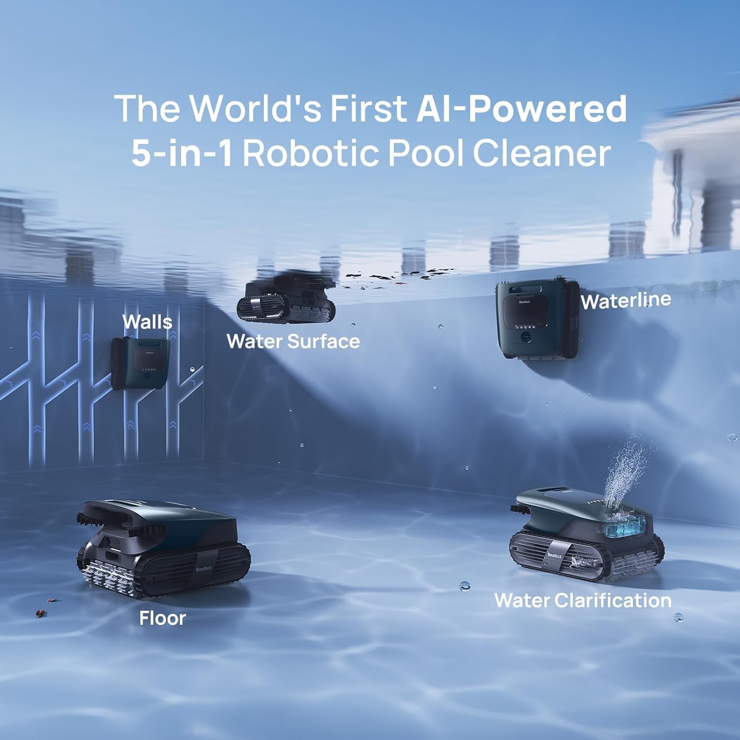 Beatbot AquaSense Ultra Cordle - đánh giá và giá Pool Cleaner Robot With App