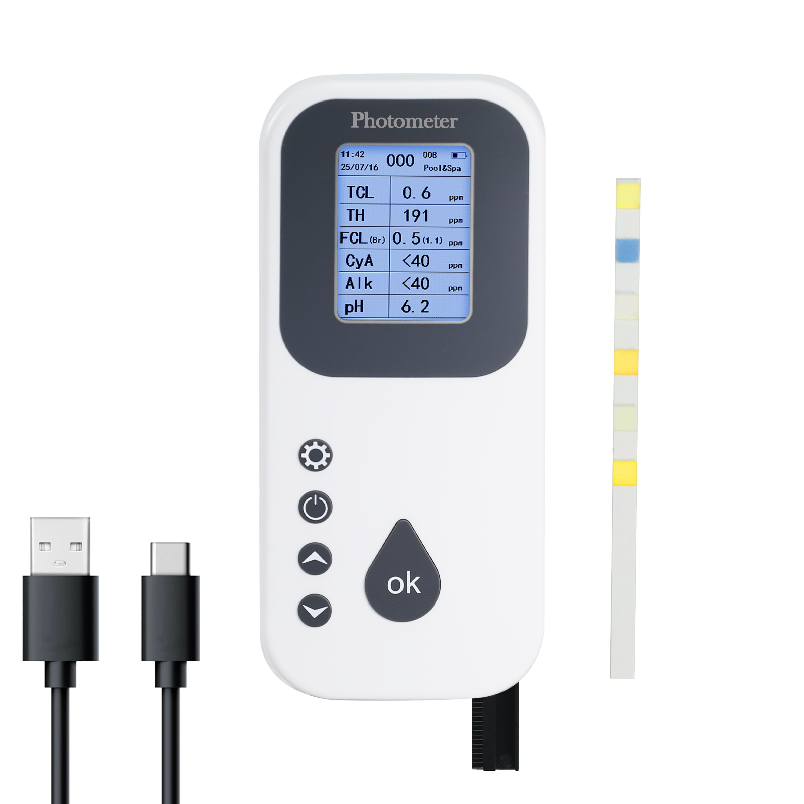 7 in 1 Professional Digital Wa - đánh giá và giá Pool Test Kit Digital