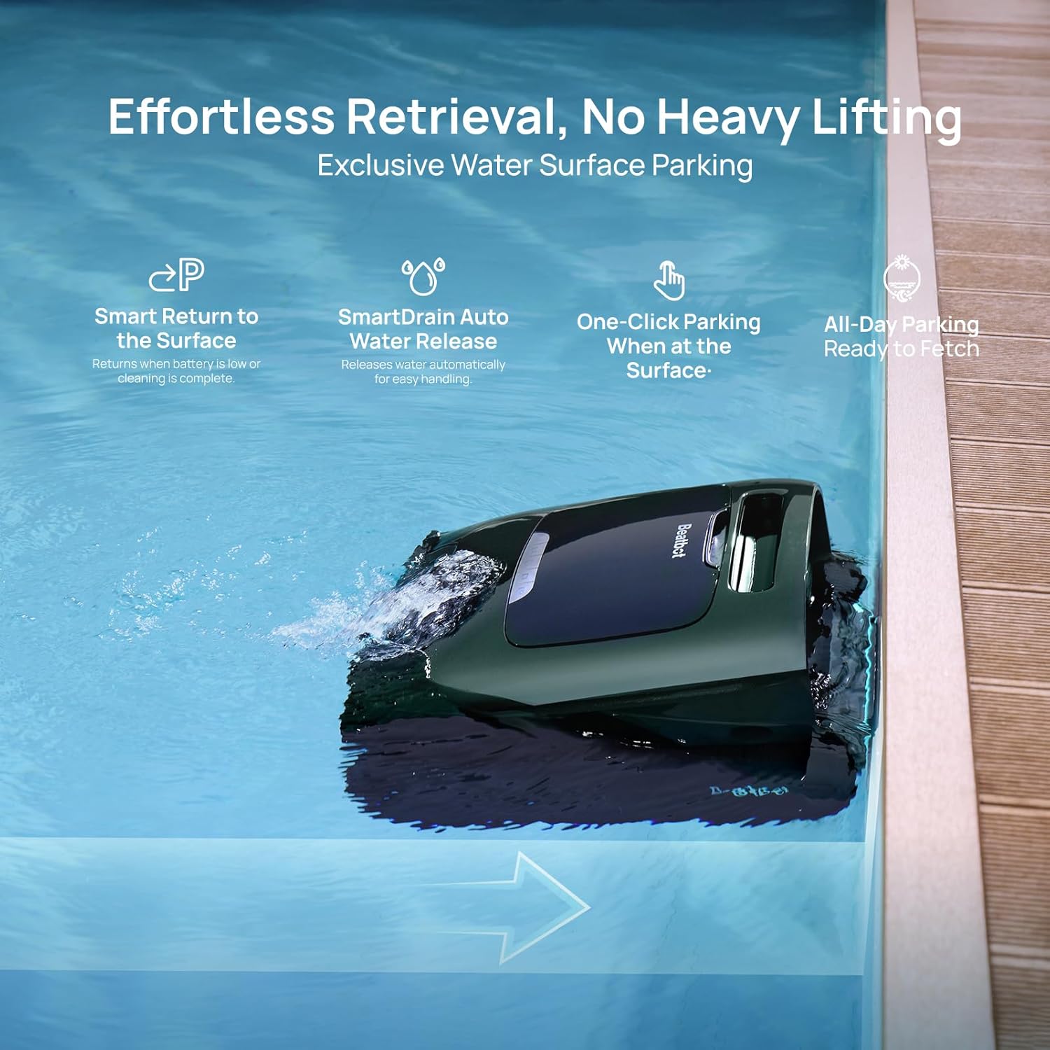 Smart Swimming Pool Robot Clea - đánh giá và giá Pool Cleaner Robot With App