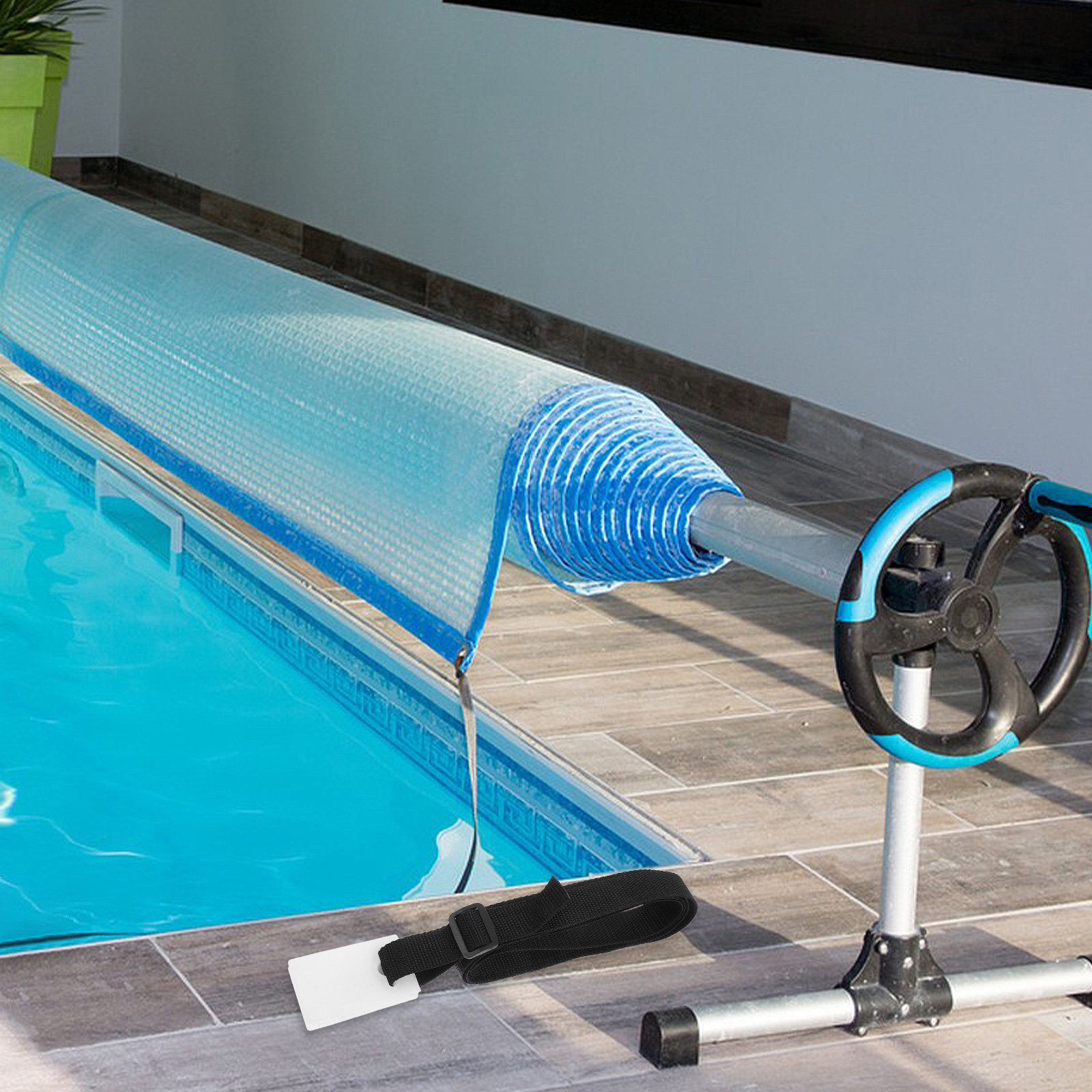 18Pcs Pool Solar Covers Reel R - đánh giá và giá Pool Cover Reel Above Ground