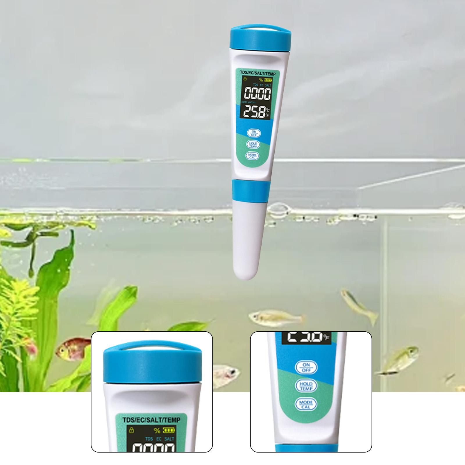 4 in 1 EC TDS SALT Temperature - đánh giá và giá Pool Test Kit Digital
