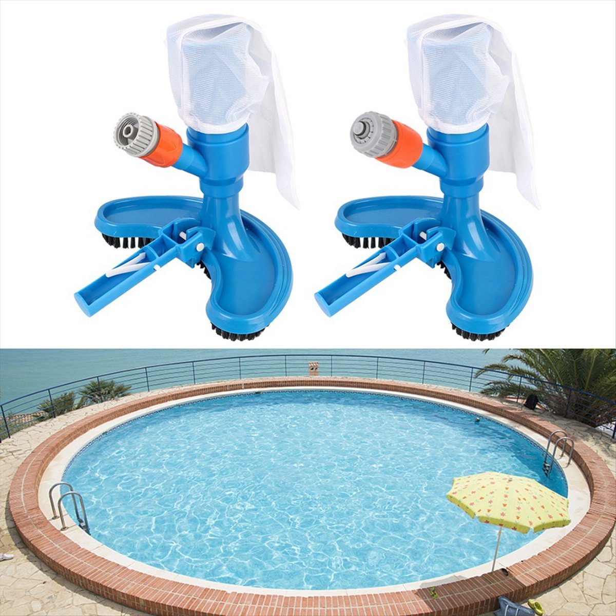 A387F-Cleaning Disinfect Tool  - đánh giá và giá Pool Vacuum Head Brush