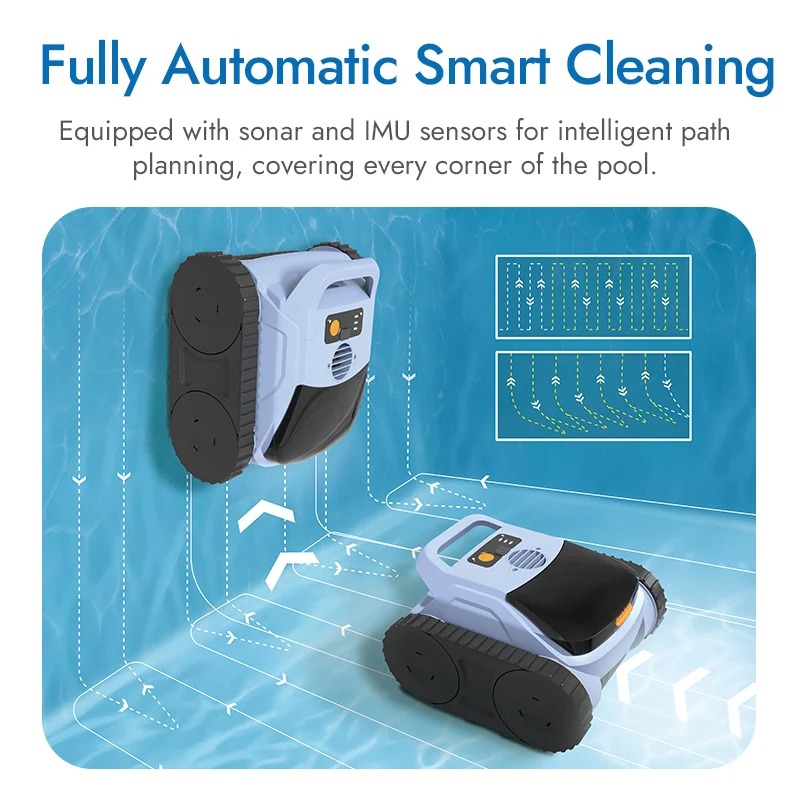 Airo Cordless Robotic Pool Cle - đánh giá và giá Robotic Pool Cleaner Wall Climbing